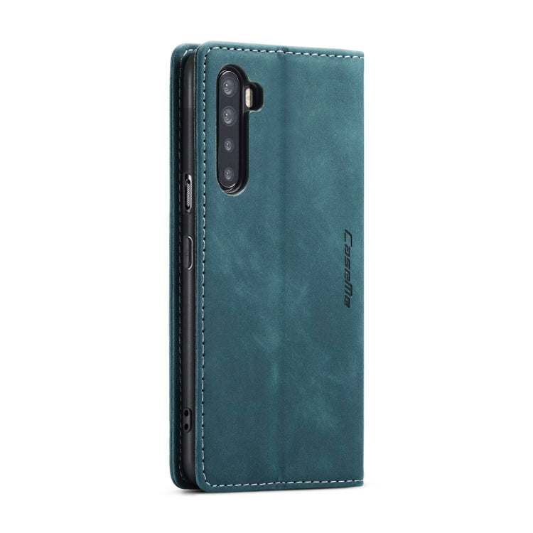 For OnePlus Nord CaseMe-013 Multifunctional Retro Frosted Horizontal Flip Leather Case with Card Slot & Holder & Wallet(Blue) - OnePlus Cases by CaseMe | Online Shopping South Africa | PMC Jewellery | Buy Now Pay Later Mobicred
