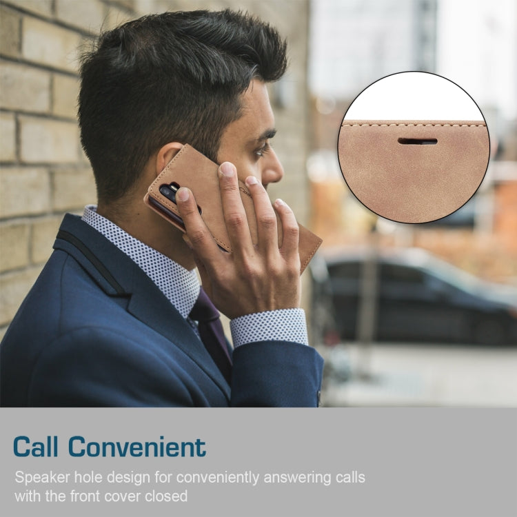 For OnePlus Nord CaseMe-013 Multifunctional Retro Frosted Horizontal Flip Leather Case with Card Slot & Holder & Wallet(Brown) - OnePlus Cases by CaseMe | Online Shopping South Africa | PMC Jewellery | Buy Now Pay Later Mobicred