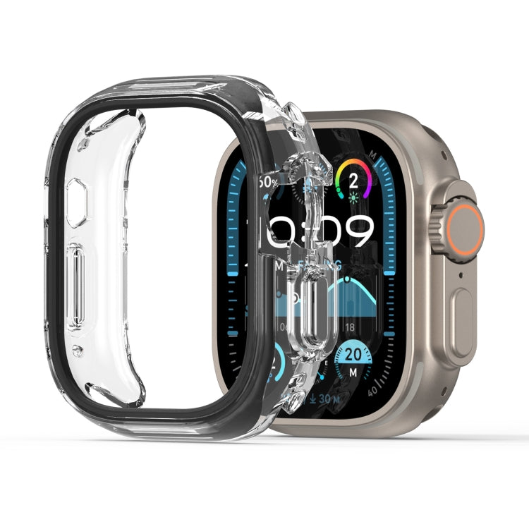 For Apple Watch Ultra 1 / 2 49mm DUX DUCIS Camo Series TPU Hybrid PC Watch Protective Case(Black) - free shipping - PMc TechLife - Order now!