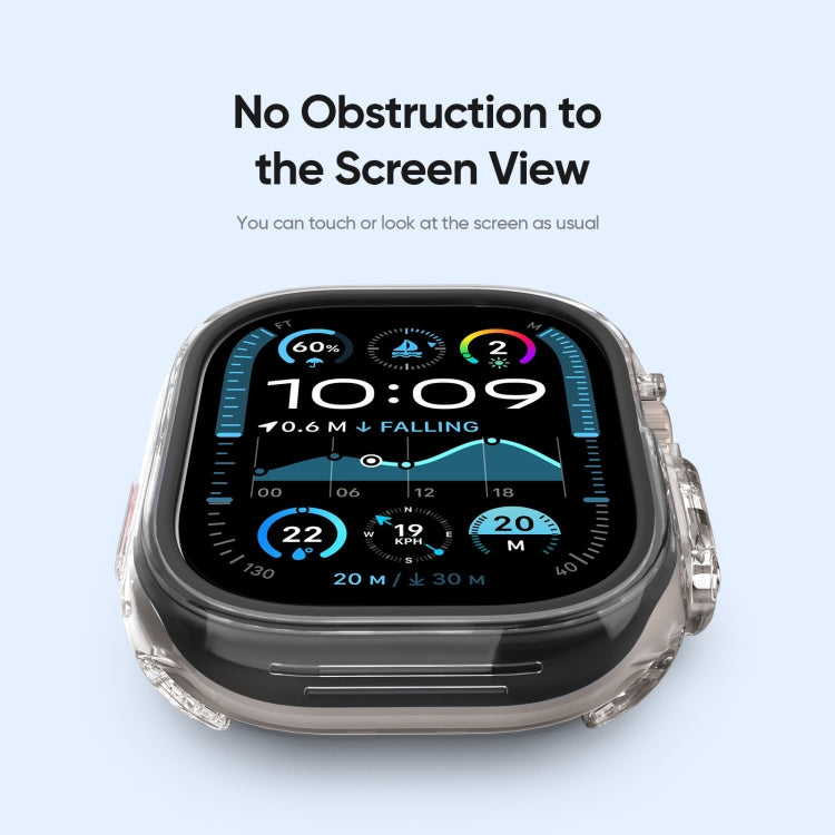 For Apple Watch Ultra 1 / 2 49mm DUX DUCIS Camo Series TPU Hybrid PC Watch Protective Case(Black) - free shipping - PMc TechLife - Order now!