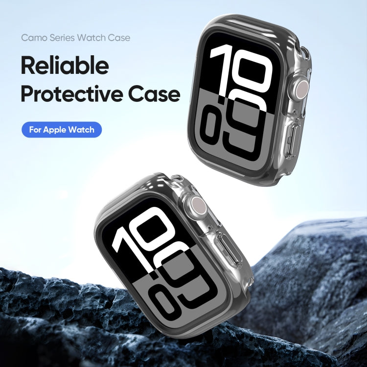For Apple Watch Series 10 42mm DUX DUCIS Camo Series TPU Hybrid PC Watch Protective Case(Black) - free shipping - PMc TechLife - Order now!