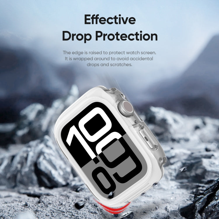 For Apple Watch Series 10 42mm DUX DUCIS Camo Series TPU Hybrid PC Watch Protective Case(White) - free shipping - PMc TechLife - Order now!