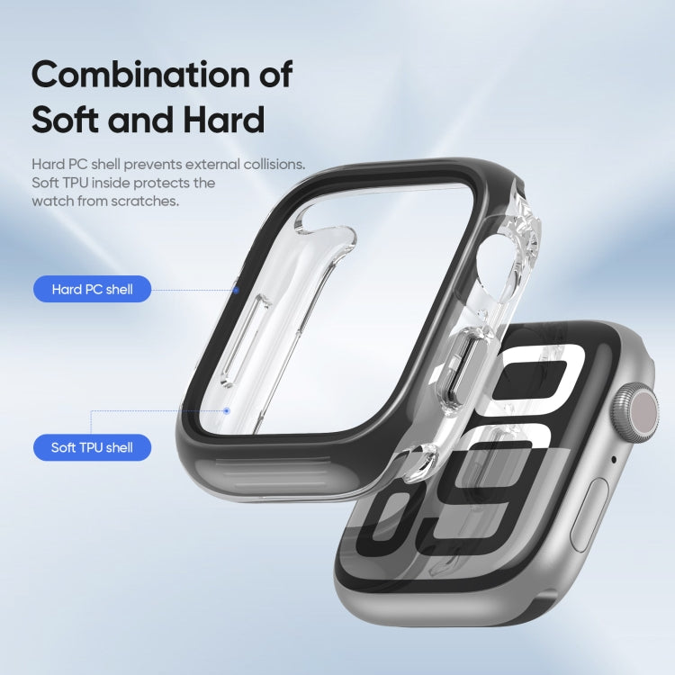 For Apple Watch Series 10 46mm DUX DUCIS Camo Series TPU Hybrid PC Watch Protective Case(Black) - free shipping - PMc TechLife - Order now!