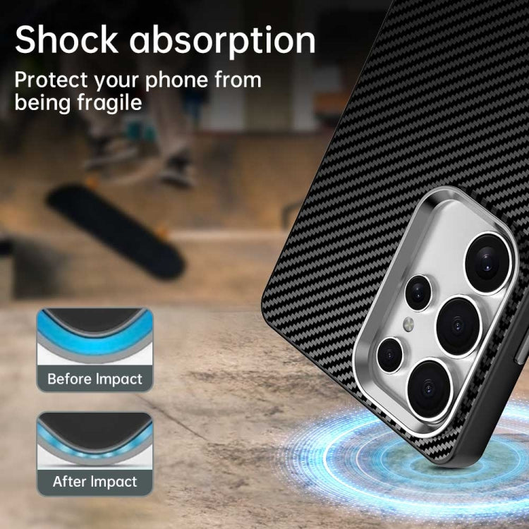 For Samsung Galaxy S25 Ultra 5G Carbon Fiber Series IMD Phone Case(Black) - Galaxy S25 Ultra 5G Cases by PMC Jewellery | Online Shopping South Africa | PMC Jewellery | Buy Now Pay Later Mobicred