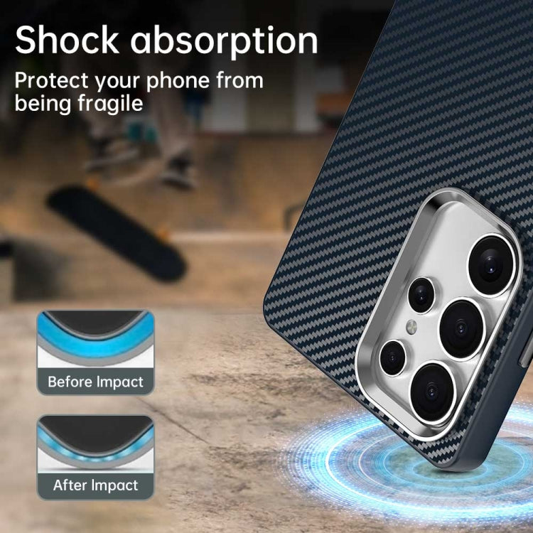 For Samsung Galaxy S25 Ultra 5G Carbon Fiber Series IMD Phone Case(Blue) - Galaxy S25 Ultra 5G Cases by PMC Jewellery | Online Shopping South Africa | PMC Jewellery | Buy Now Pay Later Mobicred