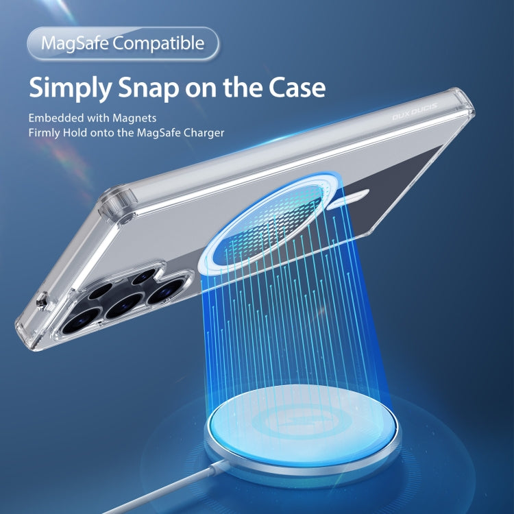 For Samsung Galaxy S25 Ultra 5G DUX DUCIS Clin Mag Series Magsafe TPU Phone Case(Transparent) - Galaxy S25 Ultra 5G Cases by DUX DUCIS | Online Shopping South Africa | PMC Jewellery | Buy Now Pay Later Mobicred