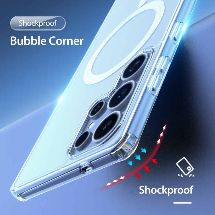 For Samsung Galaxy S25 Ultra 5G DUX DUCIS Clin Mag Series Magsafe TPU Phone Case(Transparent) - Galaxy S25 Ultra 5G Cases by DUX DUCIS | Online Shopping South Africa | PMC Jewellery | Buy Now Pay Later Mobicred