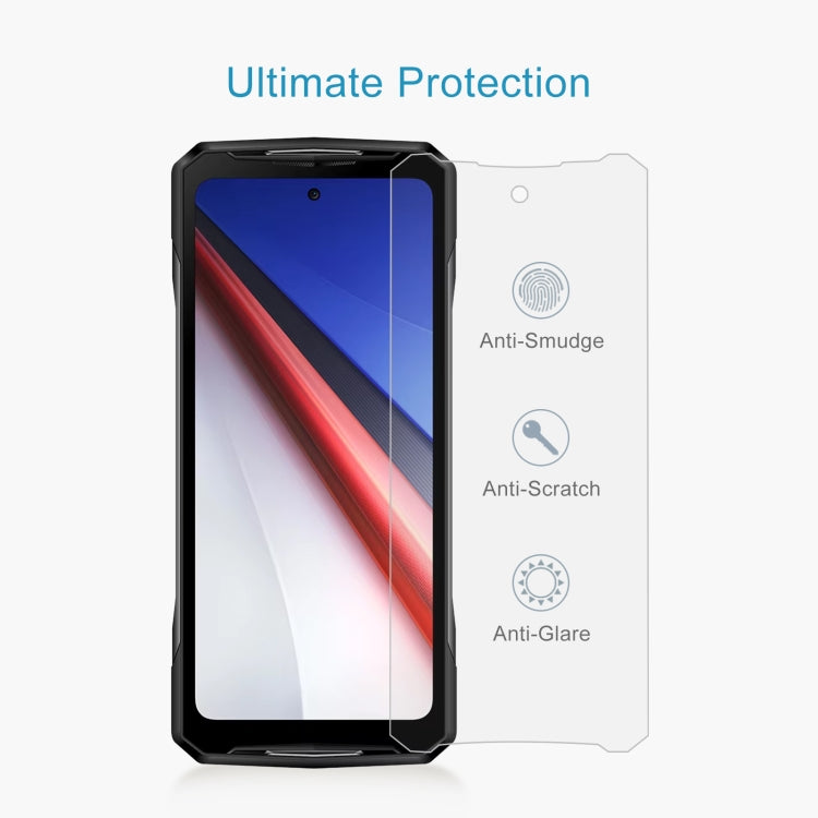 For Doogee V40 Pro 50pcs 3D 0.3mm Fine Hole High Aluminum Tempered Glass Film - For Doogee by PMC TechLife | Online Shopping South Africa | PMC TechLife | Buy Now Pay Later Mobicred