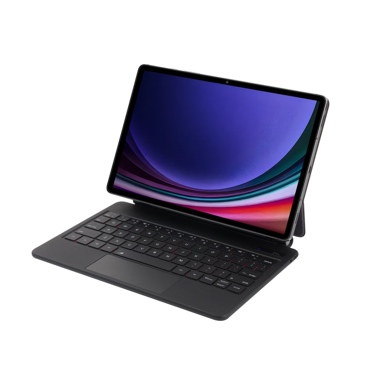 For Samsung Galaxy Tab S10+ / S9 FE+ P810 Magnetic Bluetooth Keyboard Leather Tablet Case(Black) - free shipping - PMC Jewellery - Order now!