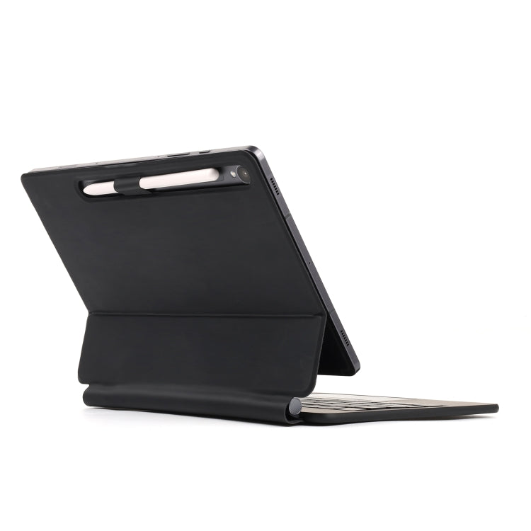 For Samsung Galaxy Tab S10+ / S9 FE+ P810 Magnetic Bluetooth Keyboard Leather Tablet Case(Black) - free shipping - PMC Jewellery - Order now!