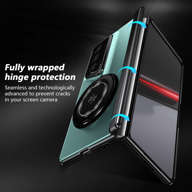For Honor Magic V2 RSR Porsche Design Gold Medal Rotating Folding Series Ring Holder Phone Case(Royal Blue) - Honor Cases by PMC TechLife | Online Shopping South Africa | PMC TechLife | Buy Now Pay Later Mobicred