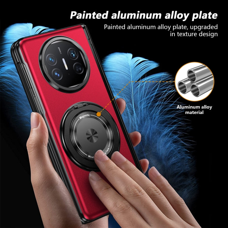 For Huawei Mate X5 Gold Medal Rotating Folding Series Ring Holder Phone Case(Red) - free shipping - PMC TechLife - Order now!