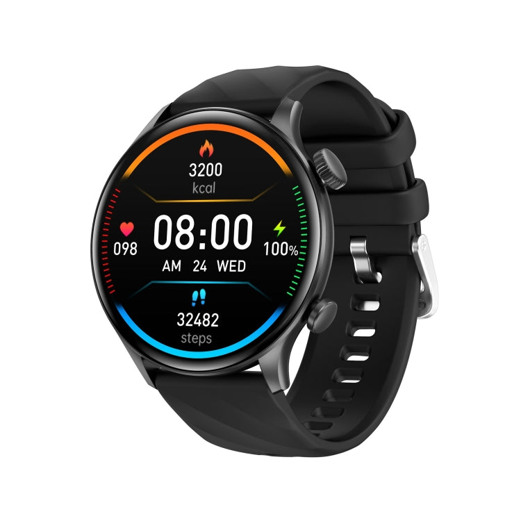 ZW63 1.39 inch Round Screen Smart Watch, Heart Rate / Blood Pressure / Blood Sugar / Blood Oxygen / Body Temperature / MET Test(Black) - free shipping - PMC TechLife - Order now!