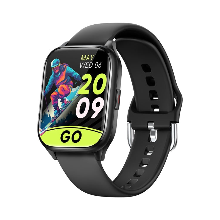 KT73S 1.85 inch Square Screen BT Call Smart Watch, Heart Rate / Blood Pressure / Blood Oxygen / Female Health / Sleep Monitoring(Black) - Smart Wristbands by PMC TechLife | Online Shopping South Africa | PMC TechLife | Buy Now Pay Later Mobicred