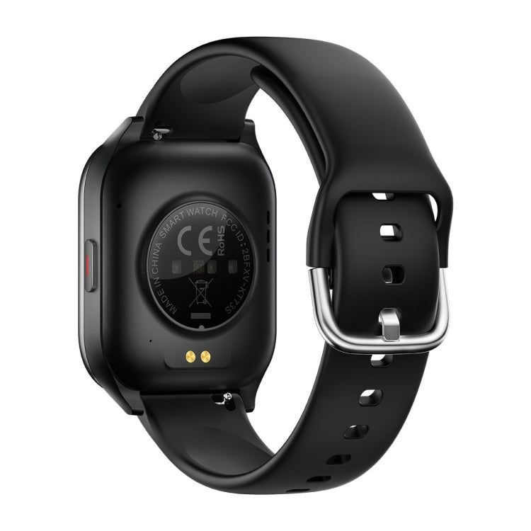 KT73S 1.85 inch Square Screen BT Call Smart Watch, Heart Rate / Blood Pressure / Blood Oxygen / Female Health / Sleep Monitoring(Black) - Smart Wristbands by PMC TechLife | Online Shopping South Africa | PMC TechLife | Buy Now Pay Later Mobicred
