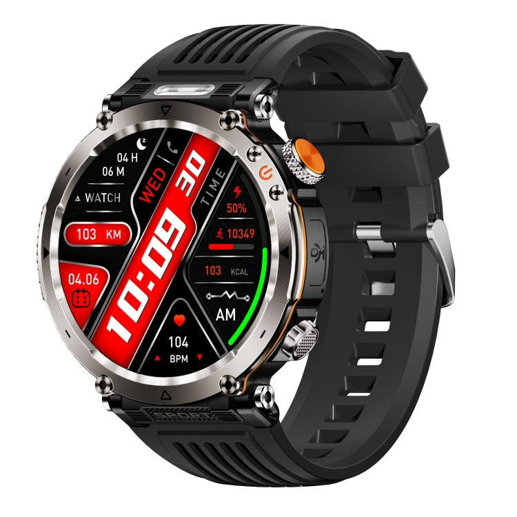 HT30 1.7 inch IP68 Waterproof Silicone Band Smart Watch, Support Flashlight / Banknote Detector Light / Compass(Black) - free shipping - PMC TechLife - Order now!