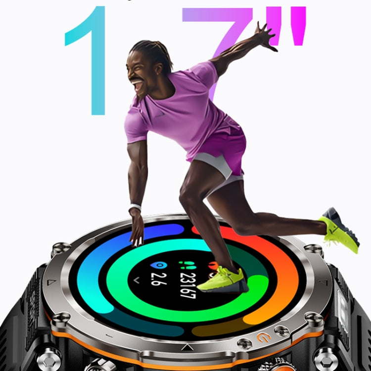 HT30 1.7 inch IP68 Waterproof Silicone Band Smart Watch, Support Flashlight / Banknote Detector Light / Compass(Army Green) - Smart Wristbands by PMC TechLife | Online Shopping South Africa | PMC TechLife | Buy Now Pay Later Mobicred