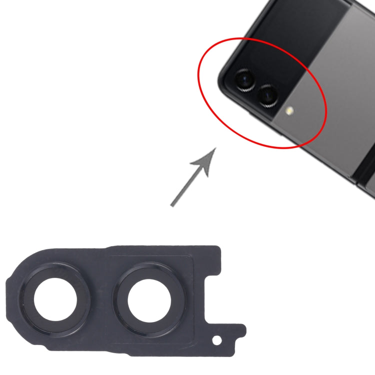 For Samsung Galaxy Z Flip3 5G SM-F711BF 10pcs Rear Camera Lens Cover(Black) - free shipping - PMc TechLife - Order now!