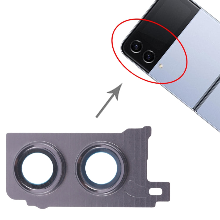For Samsung Galaxy Z Flip4 SM-F721B 10pcs Rear Camera Lens Cover(Black) - free shipping - PMc TechLife - Order now!