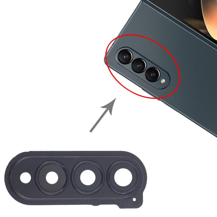 For Samsung Galaxy Z Fold4 SM-F936B 10pcs Rear Camera Lens Cover(Black) - free shipping - PMc TechLife - Order now!