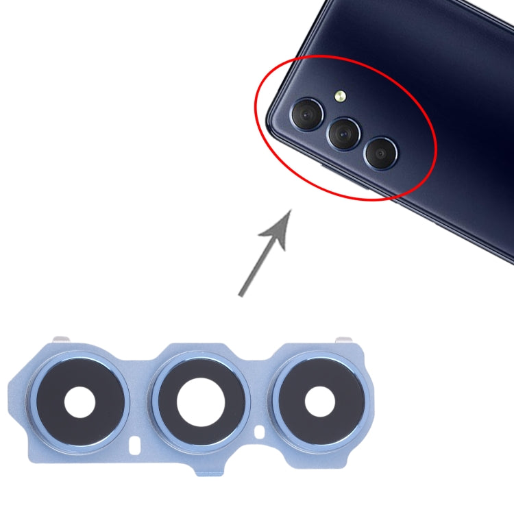 For Samsung Galaxy M54 SM-M546B 10pcs Rear Camera Lens Cover(Blue) - free shipping - PMc TechLife - Order now!