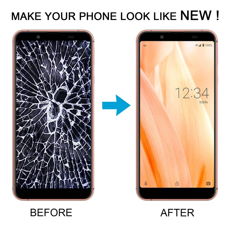 For Sharp Aquos Sense3 basie Original LCD Screen With Digitizer Full Assembly - For Sharp by PMC TechLife | Online Shopping South Africa | PMC TechLife | Buy Now Pay Later Mobicred