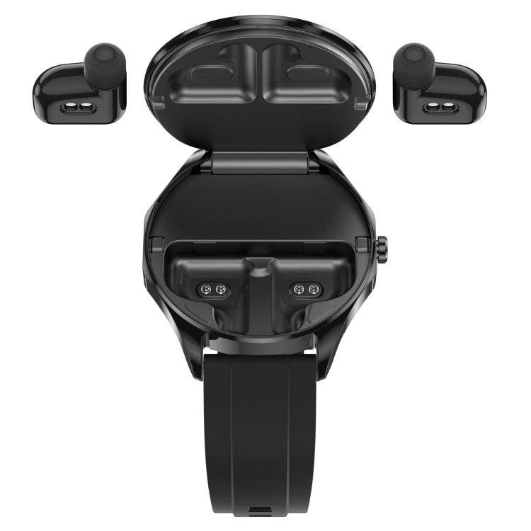 X20 1.43 inch IP67 Waterproof 2 in 1 Bluetooth Earphone Smart Watch(Black) - Smart Wristbands by PMC TechLife | Online Shopping South Africa | PMC TechLife | Buy Now Pay Later Mobicred