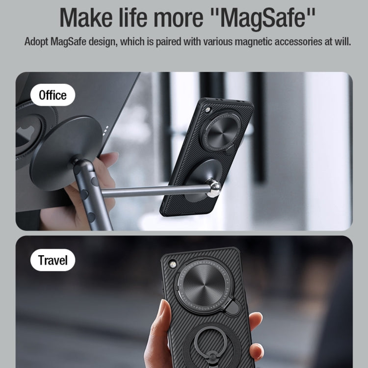 For OPPO Find X8 NILLKIN CamShield Prop MagSafe Magnetic PC Phone Case(Black) - Find X8 Cases by NILLKIN | Online Shopping South Africa | PMc TechLife | Buy Now Pay Later Mobicred