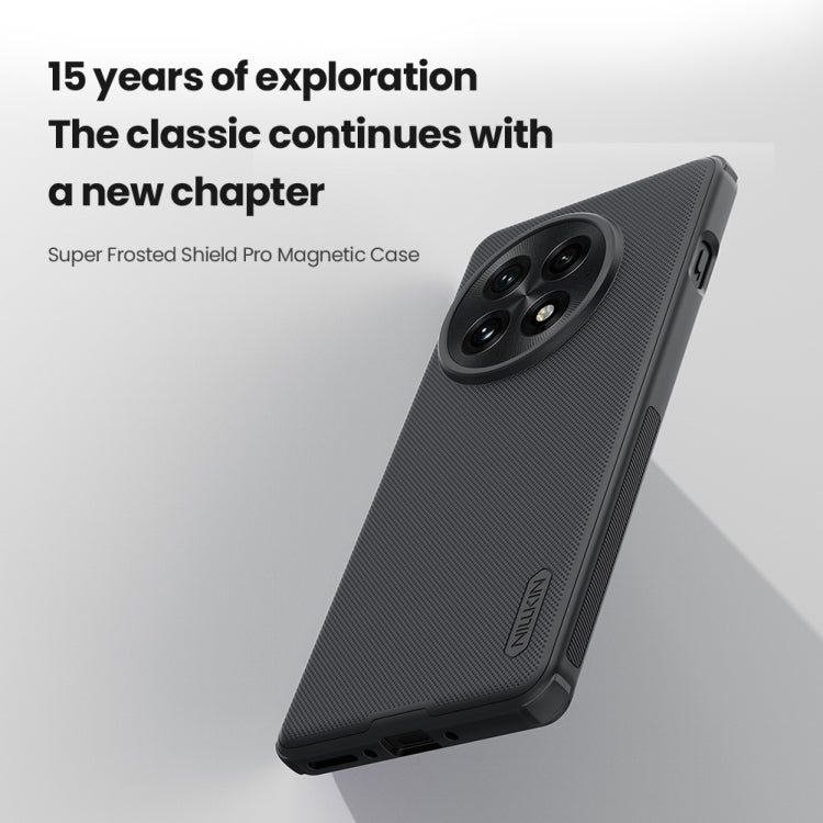 For OnePlus 13 NILLKIN Frosted Shield Pro Magnetic Magsafe Phone Case(Black) - free shipping - PMC Jewellery - Order now!