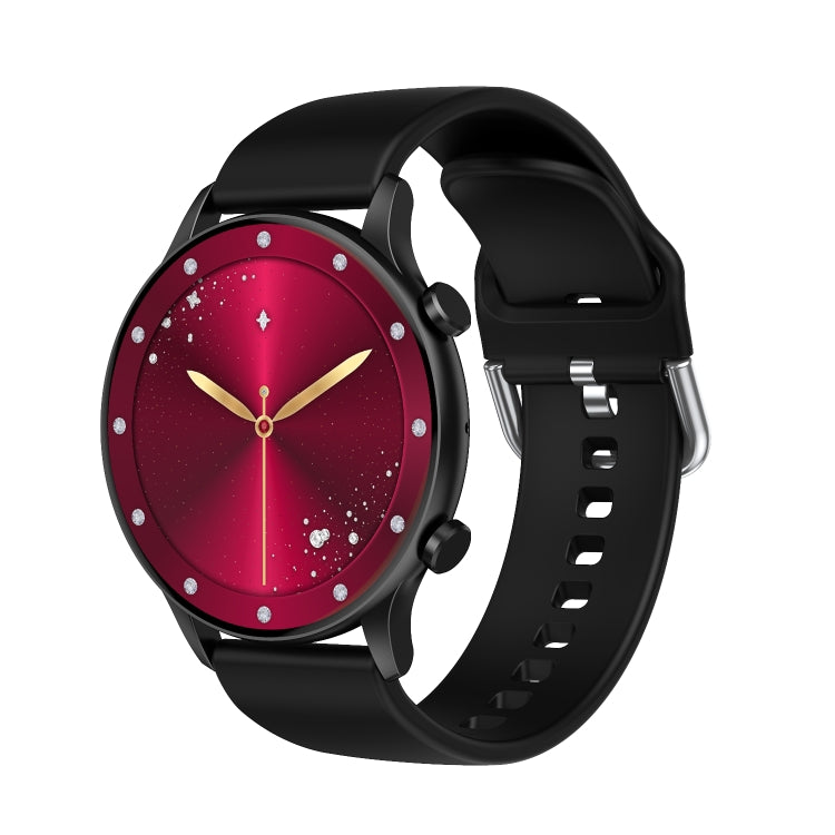 CY19 1.32 inch AMOLED Screen Silicone Strap Smart Watch, Blood Oxygen/Blood Pressure/Heart Rate(Black) - Smart Watches by PMC TechLife | Online Shopping South Africa | PMC TechLife | Buy Now Pay Later Mobicred