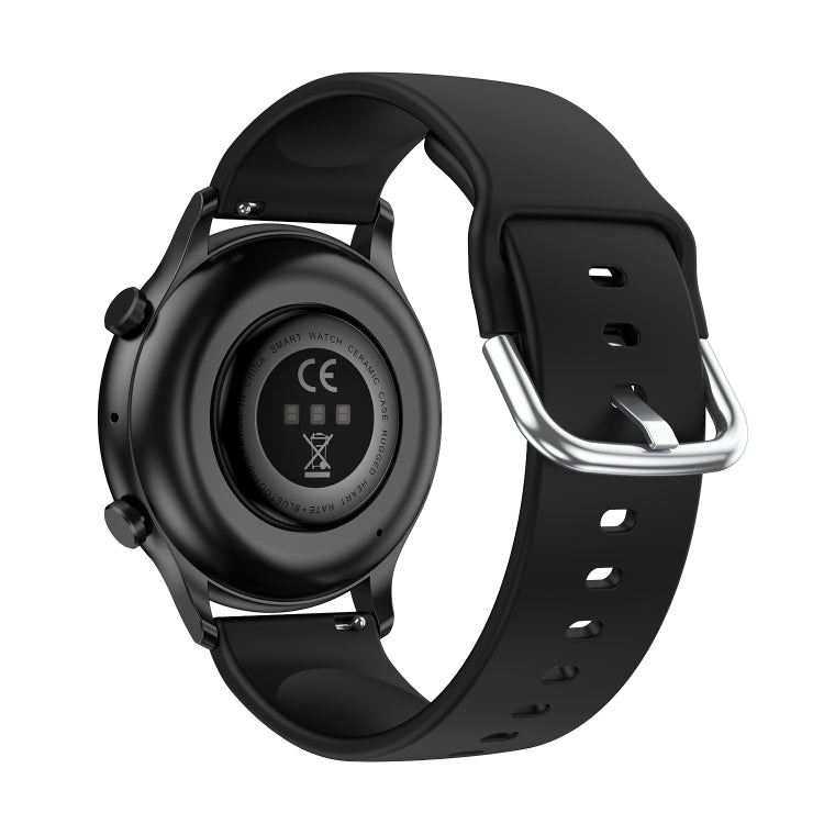 CY19 1.32 inch AMOLED Screen Silicone Strap Smart Watch, Blood Oxygen/Blood Pressure/Heart Rate(Black) - Smart Watches by PMC TechLife | Online Shopping South Africa | PMC TechLife | Buy Now Pay Later Mobicred