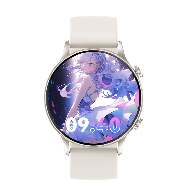 CY19 1.32 inch AMOLED Screen Silicone Strap Smart Watch, Blood Oxygen/Blood Pressure/Heart Rate(Starlight) - Smart Watches by PMC TechLife | Online Shopping South Africa | PMC TechLife | Buy Now Pay Later Mobicred