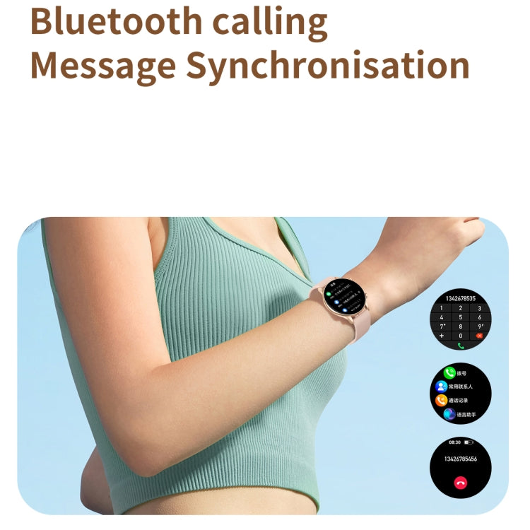 CY19 1.32 inch AMOLED Screen Silicone Strap Smart Watch, Blood Oxygen/Blood Pressure/Heart Rate(Starlight) - Smart Watches by PMC TechLife | Online Shopping South Africa | PMC TechLife | Buy Now Pay Later Mobicred