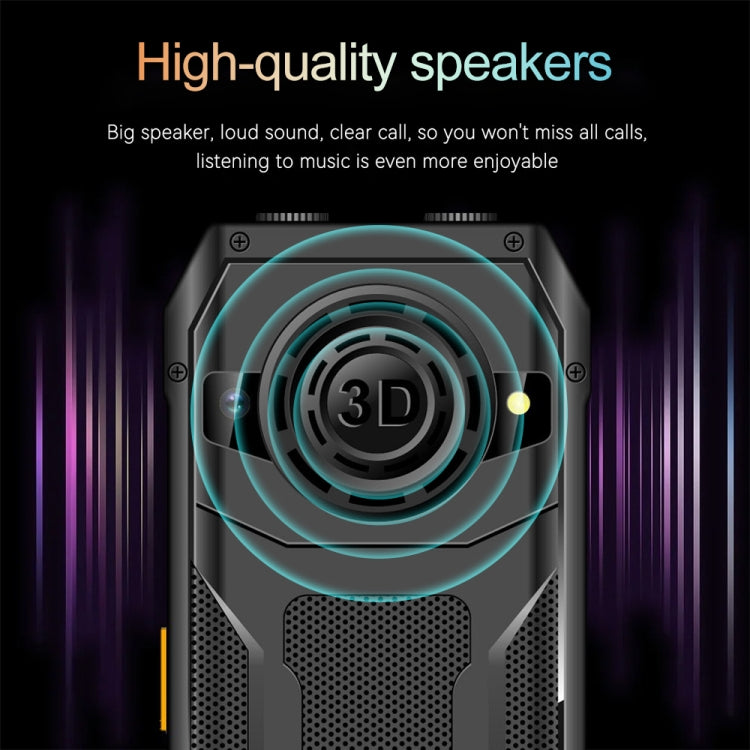 Q6000 Elder Keypad Phone, 2.4 inch, 6800mAh, Dual Flashlights, 21 Keys, SOS, FM, Dual SIM, GSM, Plug:US Plug(Black) - free shipping - PMC Jewellery - Order now!