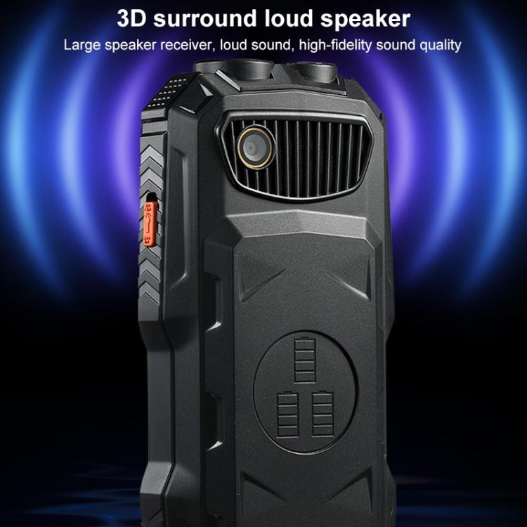 Q7+ 4G Elder Keypad Rugged Phone, 1.77 inch, 16800mAh, 21 Keys,  SOS, FM, Network: 4G, Dual SIM(Black) - free shipping - PMC Jewellery - Order now!