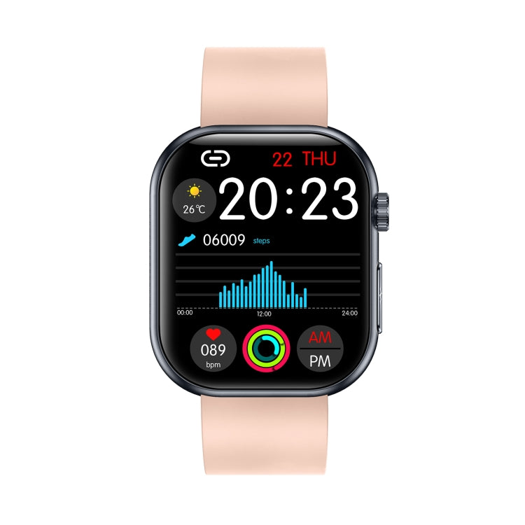 ET587 1.95 inch AMOLED Screen Smart Watch, ECG Electrocardiogram/Blood Sugar Monitoring(Pink) - Smart Watches by PMC TechLife | Online Shopping South Africa | PMC TechLife | Buy Now Pay Later Mobicred