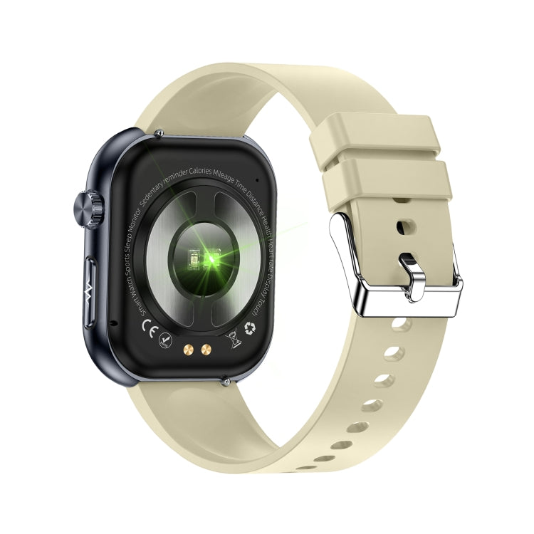 ET587 1.95 inch AMOLED Screen Smart Watch, ECG Electrocardiogram/Blood Sugar Monitoring(Yellow) - Smart Watches by PMC TechLife | Online Shopping South Africa | PMC TechLife | Buy Now Pay Later Mobicred