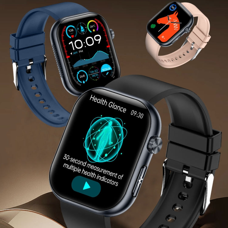 ET587 1.95 inch AMOLED Screen Smart Watch, ECG Electrocardiogram/Blood Sugar Monitoring(Yellow) - Smart Watches by PMC TechLife | Online Shopping South Africa | PMC TechLife | Buy Now Pay Later Mobicred