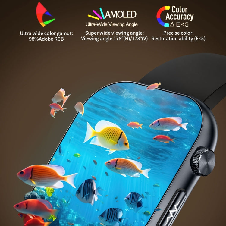 ET587 1.95 inch AMOLED Screen Smart Watch, ECG Electrocardiogram/Blood Sugar Monitoring(Yellow) - Smart Watches by PMC TechLife | Online Shopping South Africa | PMC TechLife | Buy Now Pay Later Mobicred