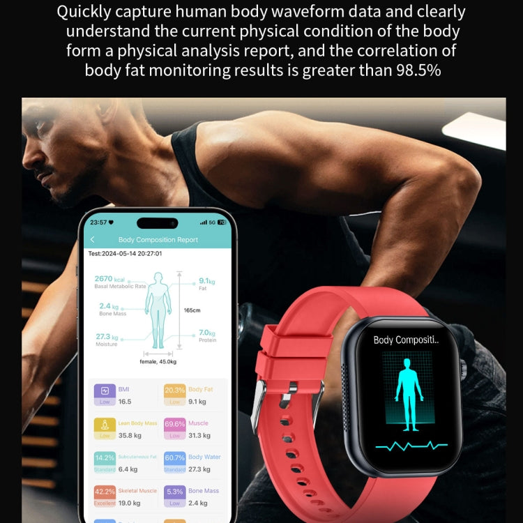 ET587 1.95 inch AMOLED Screen Smart Watch, ECG Electrocardiogram/Blood Sugar Monitoring(Blue) - Smart Watches by PMC TechLife | Online Shopping South Africa | PMC TechLife | Buy Now Pay Later Mobicred