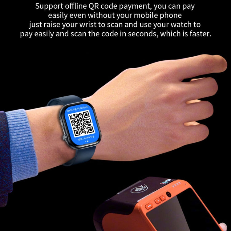 ET587 1.95 inch AMOLED Screen Smart Watch, ECG Electrocardiogram/Blood Sugar Monitoring(Pink) - Smart Watches by PMC TechLife | Online Shopping South Africa | PMC TechLife | Buy Now Pay Later Mobicred