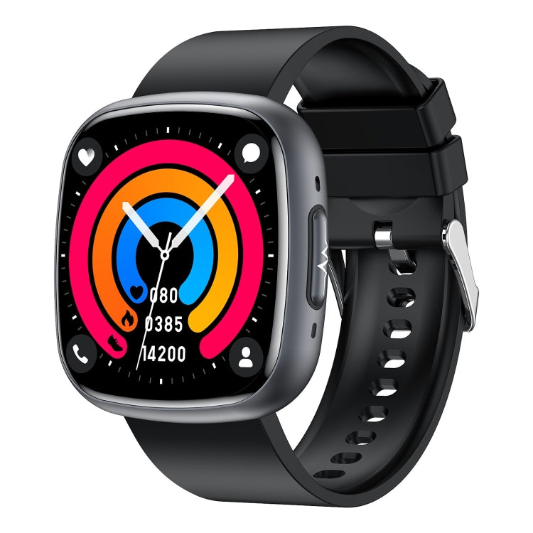 ET593 1.75 inch IPS Square Screen Smart Watch, ECG Electrocardiogram / Blood Sugar Monitoring(Black) - Smart Watches by PMC TechLife | Online Shopping South Africa | PMC TechLife | Buy Now Pay Later Mobicred