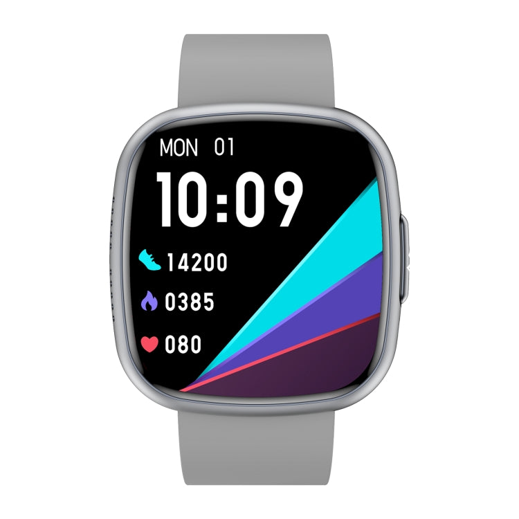 ET593 1.75 inch IPS Square Screen Smart Watch, ECG Electrocardiogram / Blood Sugar Monitoring(Grey) - Smart Watches by PMC TechLife | Online Shopping South Africa | PMC TechLife | Buy Now Pay Later Mobicred
