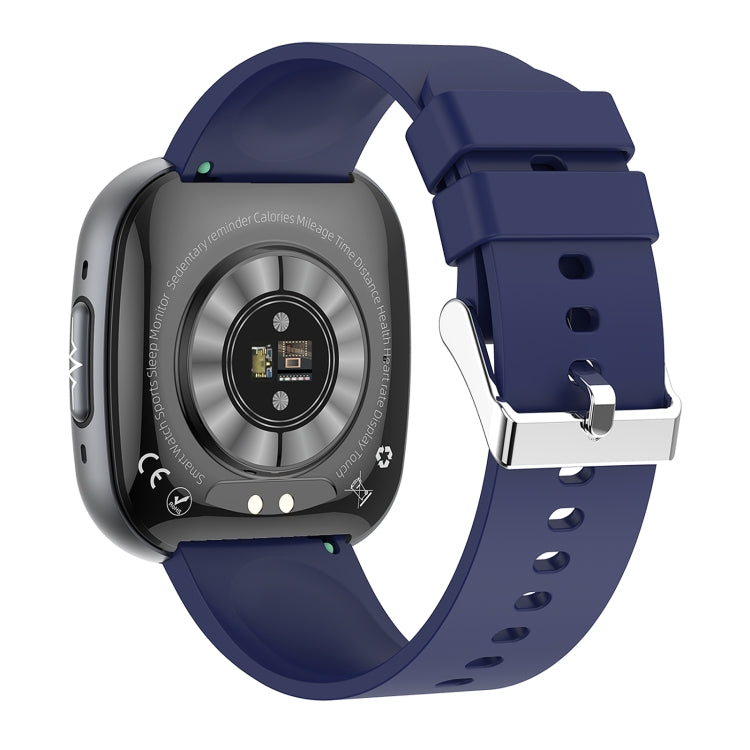 ET593 1.75 inch IPS Square Screen Smart Watch, ECG Electrocardiogram / Blood Sugar Monitoring(Blue) - Smart Watches by PMC TechLife | Online Shopping South Africa | PMC TechLife | Buy Now Pay Later Mobicred