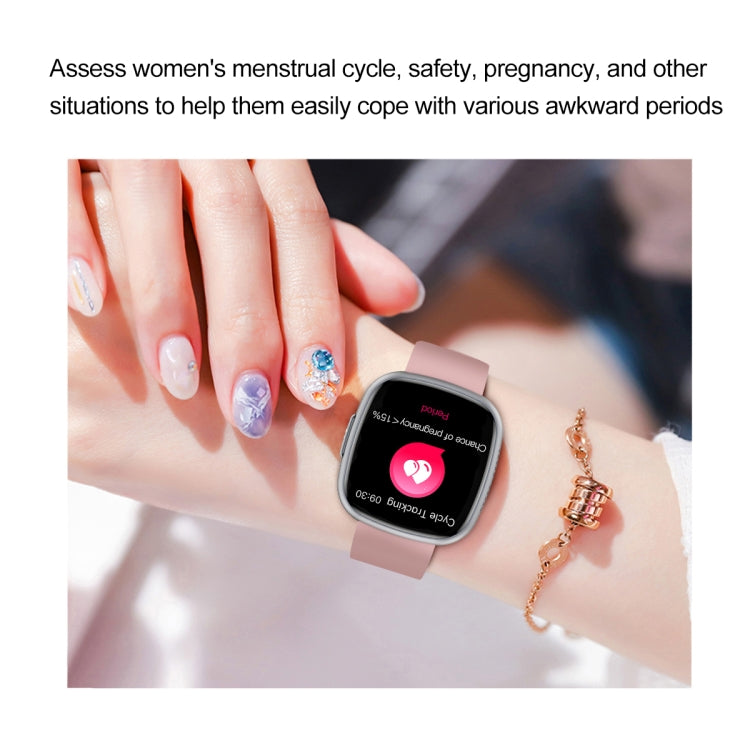 ET593 1.75 inch IPS Square Screen Smart Watch, ECG Electrocardiogram / Blood Sugar Monitoring(Pink) - Smart Watches by PMC TechLife | Online Shopping South Africa | PMC TechLife | Buy Now Pay Later Mobicred