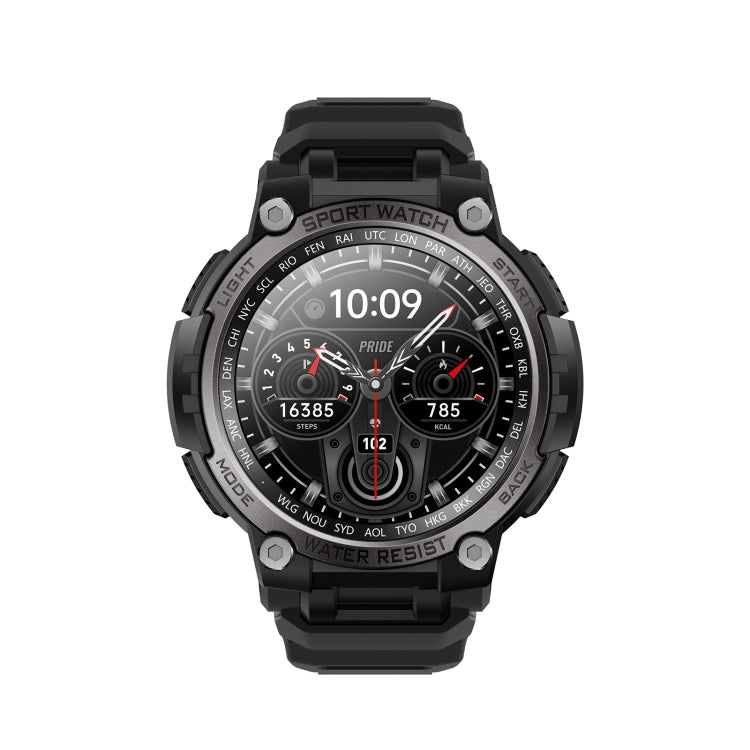 LC17 1.53 inch TFT Round Screen Sports Smart Watch, Heart Rate / Blood Oxygen / Blood Pressure(Black) - Smart Watches by PMC TechLife | Online Shopping South Africa | PMC TechLife | Buy Now Pay Later Mobicred