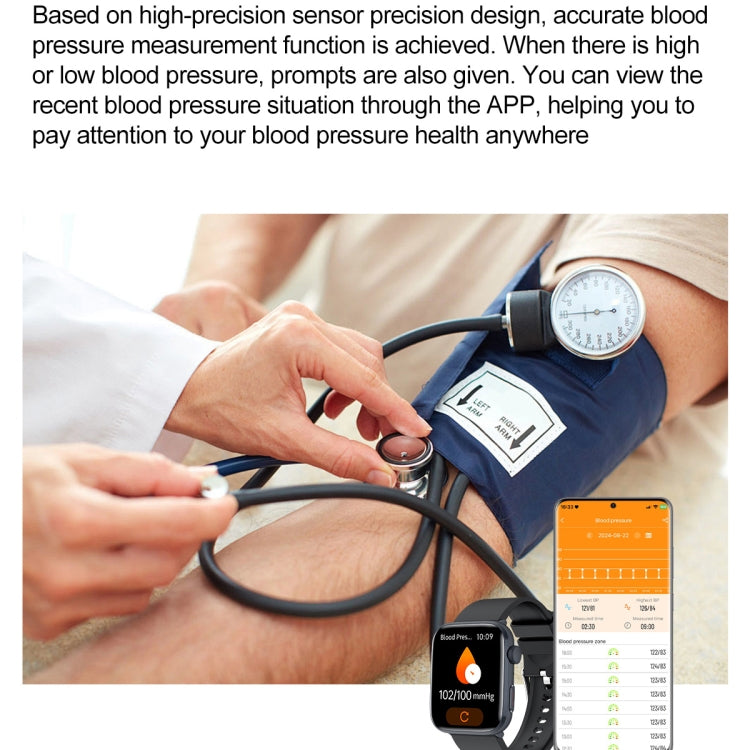 T92 1.81 inch IPS Square Screen Smart Watch, Heart Rate / Blood Oxygen / Blood Pressure(Grey) - free shipping - PMC TechLife - Order now!