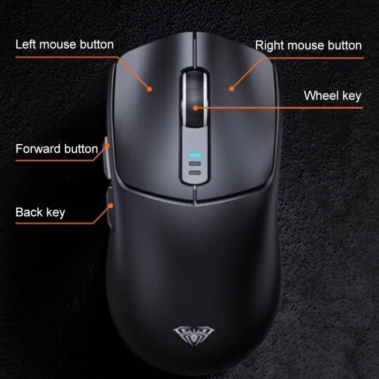AULA SC580 10000DPI Wired/2.4G/Bluetooth Three Model Gaming Wireless Mouse(White) - free shipping - PMC TechLife - Order now!