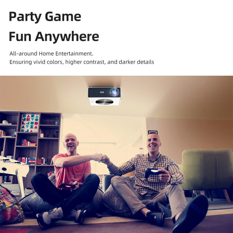 AUN AKEY7 MAX 1920x1080P HD Android LCD Projector AU Plug(White) - LED Projector by AUN | Online Shopping South Africa | PMc TechLife | Buy Now Pay Later Mobicred