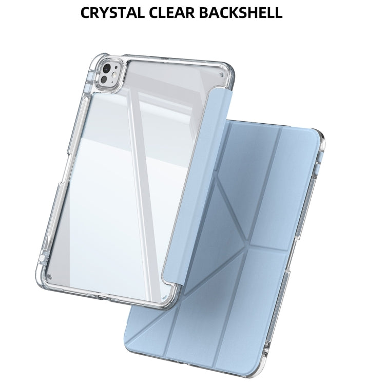 For iPad Air 13 2024 / 2025 mutural Y-Shape Deformation Leather Tablet Case(Green) - free shipping - PMc TechLife - Order now!